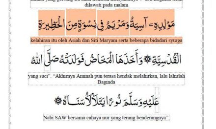 BENARKAH MARYAM DAN ASIAH HADIR PADA MALAM KELAHIRAN NABI SAW.