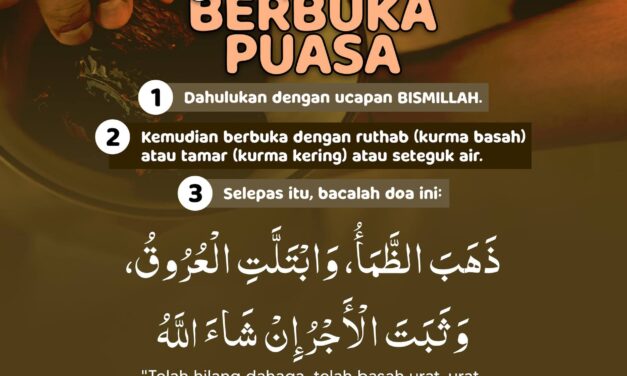 SAHIHKAH HADIS DOA BERBUKA PUASA?